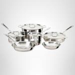 10-Piece All-Clad Copper Core Cookware Set