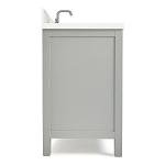Ariel 37-Inch Grey Bathroom Vanity with Sink