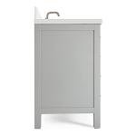 Grey 37" Bathroom Vanity with Quartz Countertop