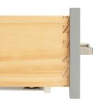 Grey 37" Bathroom Vanity with Quartz Countertop