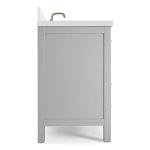 Grey 49" Bathroom Vanity with Quartz Countertop