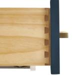 Midnight Blue 37" Bathroom Vanity with White Quartz