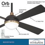 Minka-Aire Orb 54" Ceiling Fan with LED Light