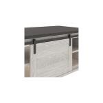 Farmhouse Coffee Table with Sliding Barn Doors