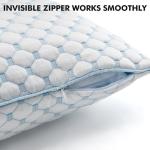 MIULEE 20x20 Memory Foam Pillow Inserts Set of 2