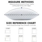 MIULEE 20x20 Memory Foam Pillow Inserts Set of 2