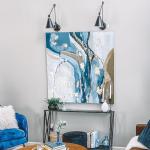 Industrial Swing Arm Wall Lamp Set of 2