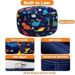 Kids' Dinosaur Bean Bag Chair with Storage