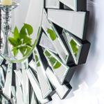 32-Inch Stereoscopic Round Wall Mirror Decor