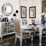 32-Inch Stereoscopic Round Wall Mirror Decor