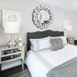 32-Inch Stereoscopic Round Wall Mirror Decor