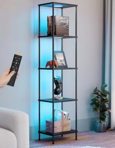 RGBW Color Changing Display Shelf and Floor Lamp