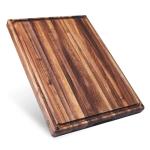 Large Walnut Wood Cutting Board with Juice Groove