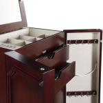 Hives and Honey Locking Cherry Jewelry Armoire