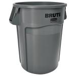 44-Gallon Heavy-Duty Round Trash Containers - Pack of 4