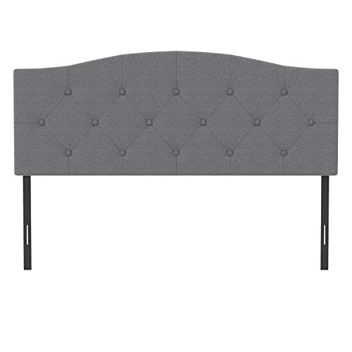 Hillsdale Provence Upholstered, Full/Queen Headboard Only, Glacier Gray