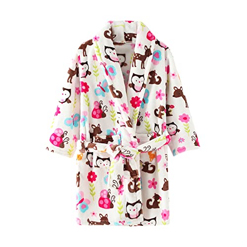 Baby and Infant Bath Robe with Hood Beach Cover Up Bath Robes Towel Bathrobe Sleepwear Night Suits Bathing Blankets