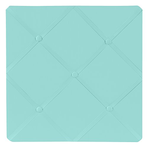 Turquoise Blue Fabric Memory/Memo Photo Bulletin Board by Sweet Jojo Designs
