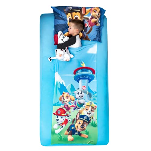 Franco Paw Patrol Kids Bedding Super Soft Compression Snuggle Sheets, Twin, (Official Nickelodeon Product)