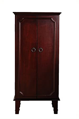 Hives and Honey Cabby Fully Locking Jewelry Armoire, Cherry
