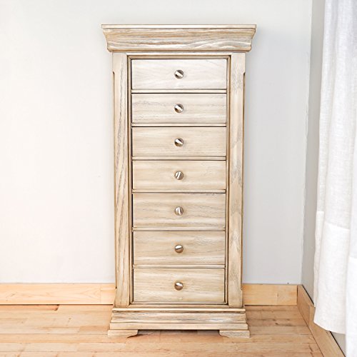 Hives and Honey Haley Jewelry Armoire, Large, Taupe