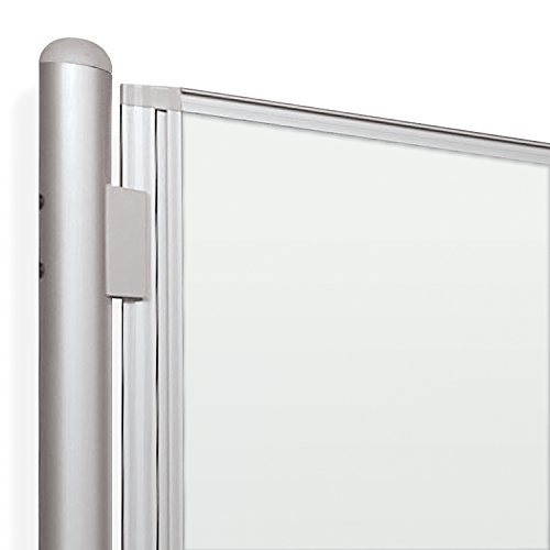 Balt Laminate Mobile Partition Board, 76 by 12 by 74-Inch, White