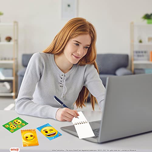 FANCY LAND Emoji Mini Spiral Notepads Emotions Party Favors Notebooks for Kids Teacher Classroom Rewards 24Pcs