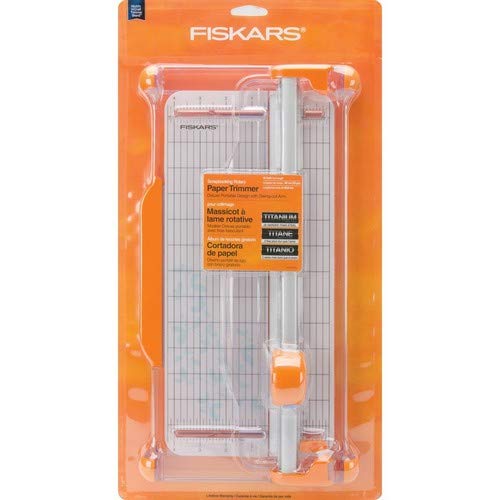 Fiskars 12 Inch Portable Rotary Paper Trimmer (199080)