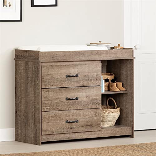 Rosebery Kids Contemporary Changing Table in Weathered Oak