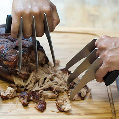 Charcoal Companion CC1132 Slash & Serve BBQ Meat Pulled Pork Shredder Claws / Set of Two Barbecue Tools