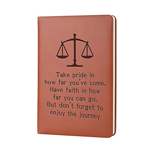 WHLBHG Lawyer Gift Leather Notebook She Believed She Could So She Did Leather Notebook Law School Graduation Gifts Future Lawyer Gifts Birthday Appreciation Retirement Gift (take pride)