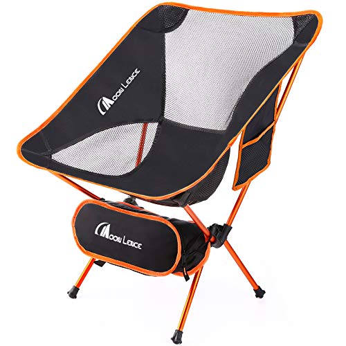MOON LENCE Outdoor Ultralight Portable Folding Chairs with Carry Bag Heavy Duty 242lbs Capacity Camping Folding Chairs Beach Chairs