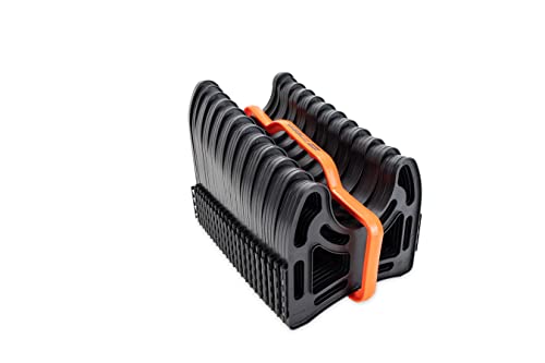 Camco 20-Foot Sidewinder RV Sewer Hose Support | Features a Lightweight, Flexible, and Durable Frame | Curves Around Obstacles | Black (43051)