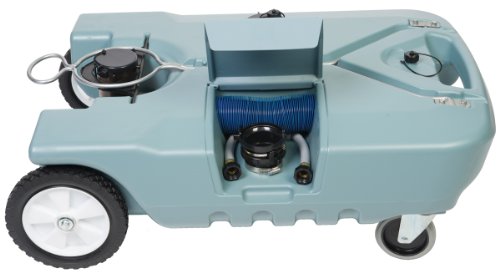 Tote-N-Store 20122 Portable Waste Transport 4 Wheeler, 18 Gallon