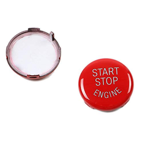 Arotom Red Car Engine Start Stop Switch Button Replace Cover For E Chassis BMW E60 E70 E71 E90 E92 (E Chassis (Red))