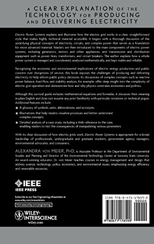 Electric Power Systems: A Conceptual Introduction