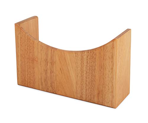 Camco Oak Accents Wall Organizer- Mountable Organizer Stores Tablets, Magazines, Books, Headphones and More, Easy Set Up - Oak Wood Finish (43483)