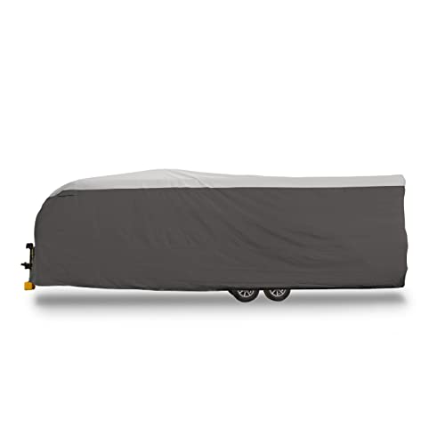 Camco ULTRAGuard RV Cover | Fits Travel Trailers/Class C RVs 24 to 26-feet | Extremely Durable Design that Protects Against the Elements | (45742)