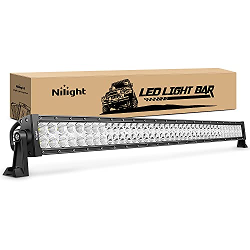 LED Light Bar Nilight 42Inch 240W Spot Flood Combo LED Driving Lamp Off Road Lights LED Work Light for Trucks Boat Jeep Lamp,2 Years Warranty