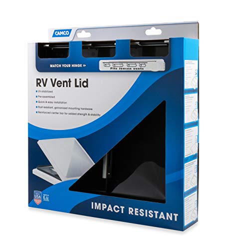 Camco 40147 Replacement Vent Lid for Jensen Pin (pre 1994) (Smoke Tint)