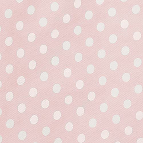 mDesign Fabric Hanging Organizers for Over the Door Storage In Bedroom or Hallway Closets - 3 Pocket Organizer Caddy with Hooks for Linens, Clothing and Accessories - Polka Dot - Pink/White