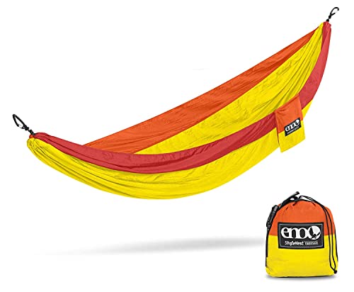 ENO, Eagles Nest Outfitters DoubleNest Lightweight Camping Hammock, 1 to 2 Person, Purple/Fuchsia