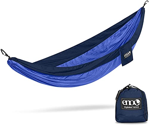 ENO - Eagles Nest Outfitters SingleNest Hammock, Portable Hammock for One, Navy/Royal