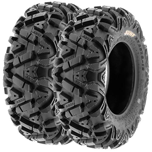 Set of 4 SunF Power.I ATV UTV all-terrain Tires 26x9-14 & 26x11-14, 6PR Front&Rear, Tubeless A033