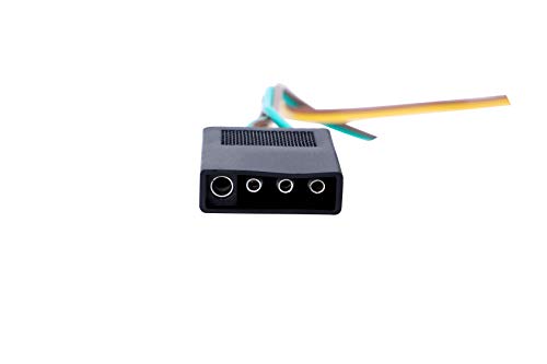 MAXXHAUL 4-Pin Flat Trailer Wiring Harness Kit 25' Male and 4' Female [18 Gauge Color Coded Wires] for Utility & Boat Trailer Wire Kits
