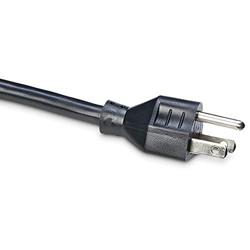 Amazon Basics Rectangle 12-Outlet Power Strip Surge Protector | 4,320 Joule, 10-Foot Cord, Black