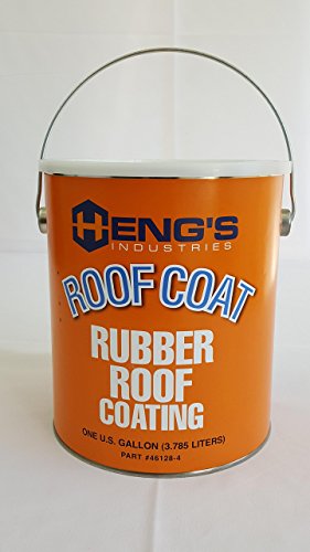 EternaBond RSW-4-50 RoofSeal Sealant Tape, White-4" x 50' + Heng's Rubber Roof Coating - 1 Gallon