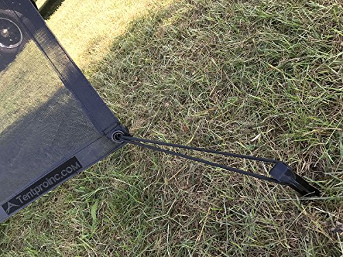 Tentproinc RV Awning Sun Shade 7' X 17' 3'' Black Mesh Screen UV Sunshade Block Complete Kits Motorhome Camping Trailer SunBlocker Tarp Canopy Shelter - 3 Years Limited Warranty