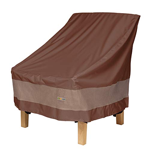 Duck Covers Ultimate Waterproof 27 Inch Patio Chair Cover, Outdoor Chair Covers, Mocha Cappuccino