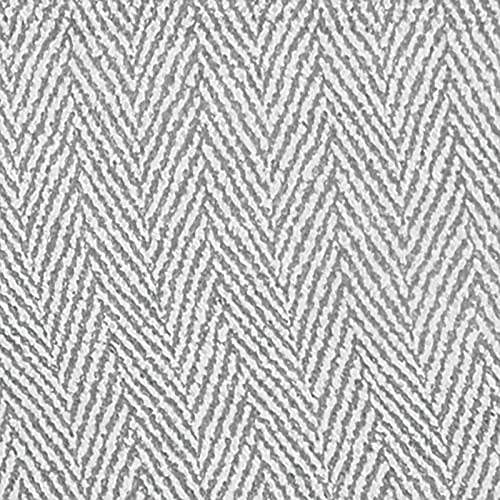 mDesign Fabric Baby Nursery Hanging Organizers for Over the Door Storage for Kids - 3 Pocket Organizer Caddy with Hooks for Clothing, School, Diaper, Toy, and Outfit Storage - Gray Herringbone